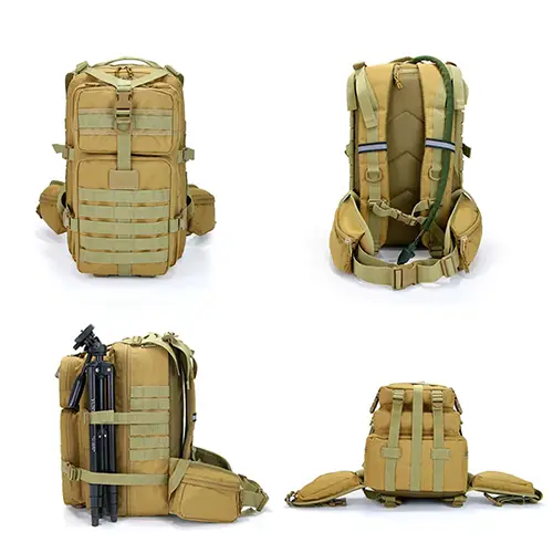 Medium Tactical Backpack with MOLLE System for Outdoor and Military Use